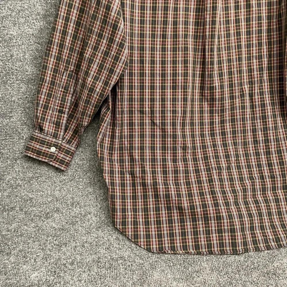Ralph Lauren Yarmouth Shirt Mens Sz 16.5 32/33 Button Up Long Sleeve Plaid